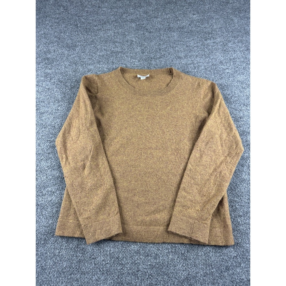 J Crew Teddie‎ Sweater Adult M Beige Wool Blend Pullover Casual Preppy Womens